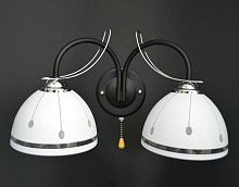 Бра двухрожковая Мелодия Света Е27 Черный картинка 